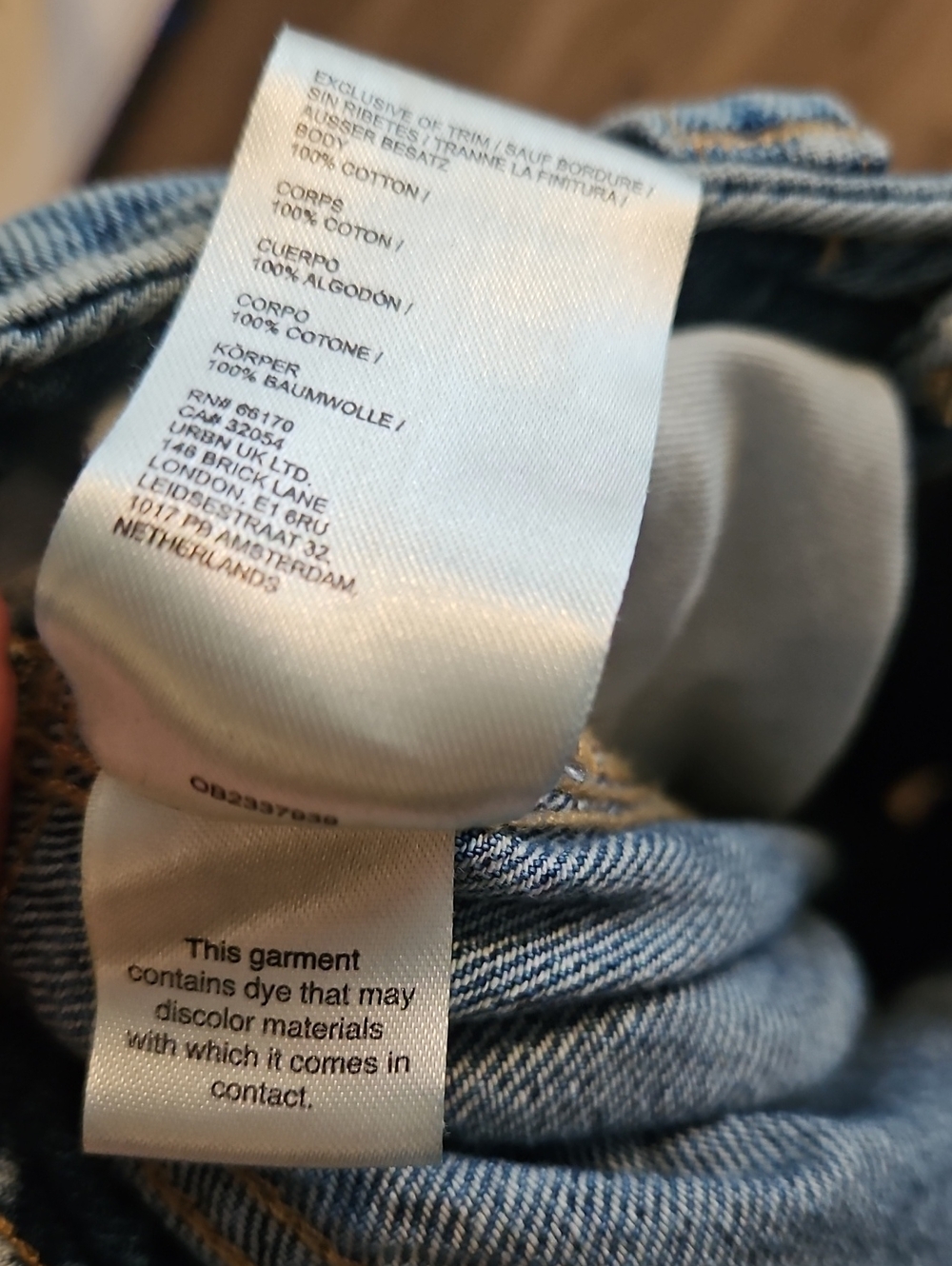 Pilcro Barrel Light Blue Washed Denim Jeans - Picture 5 of 5